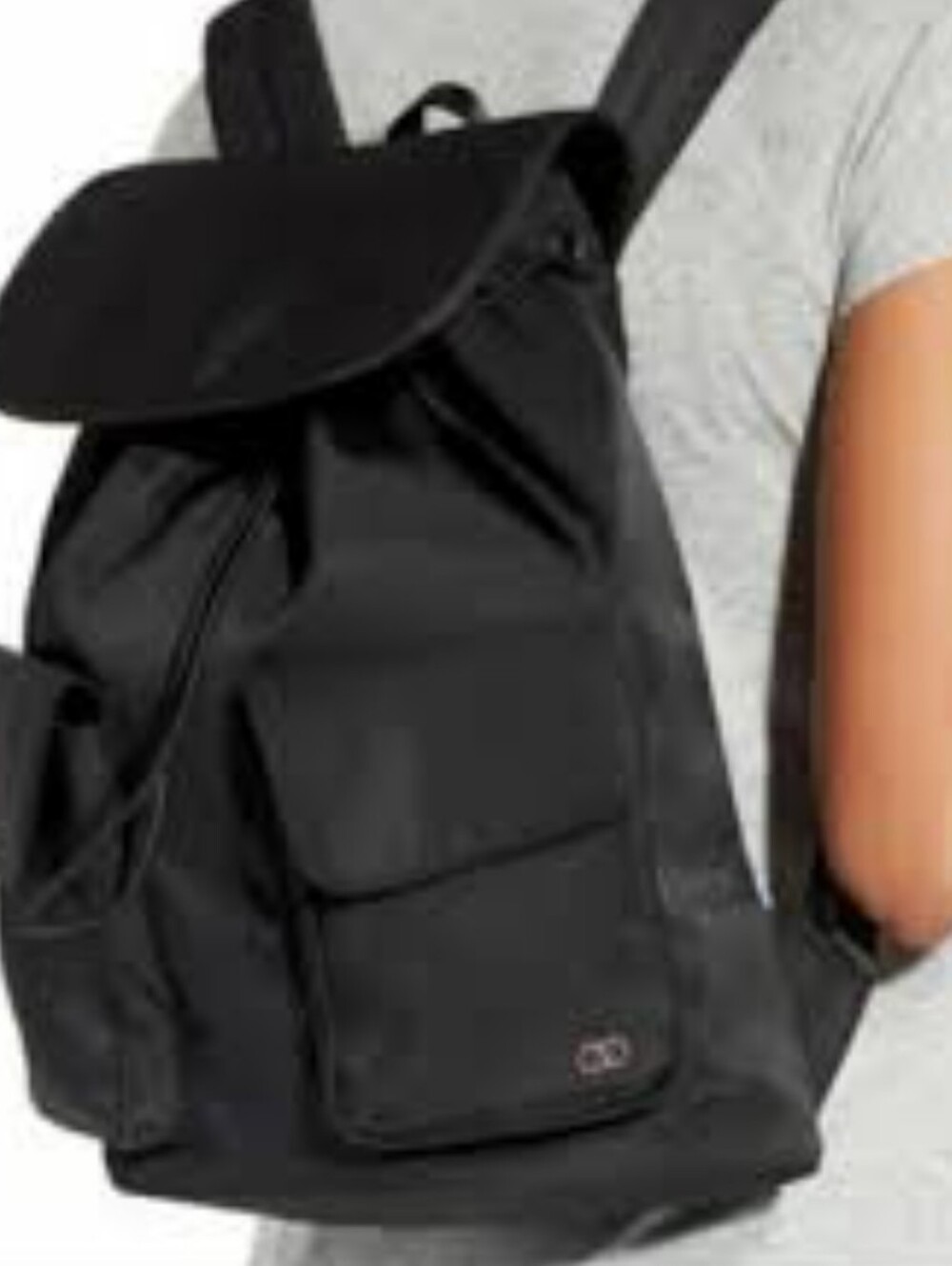 Calia Nylon Pocket Drawstring Backpack
